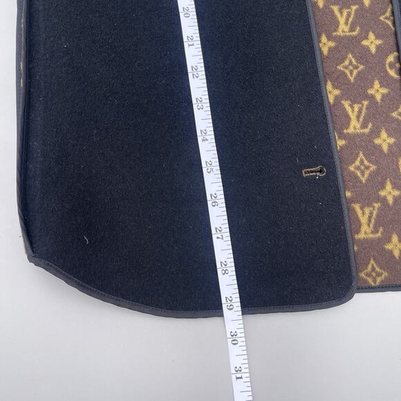 Louis Vuitton monogram And Black Men’s Vest Inner Jacket Layer Wool Size 36 - Picture 8 of 10